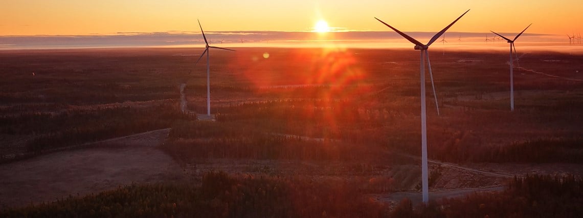 Wind Turbine sunset summer banner.jpg