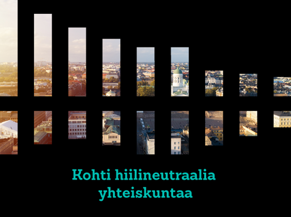 Podcast-kuva, jossa Helsinki näkyy taustalla 