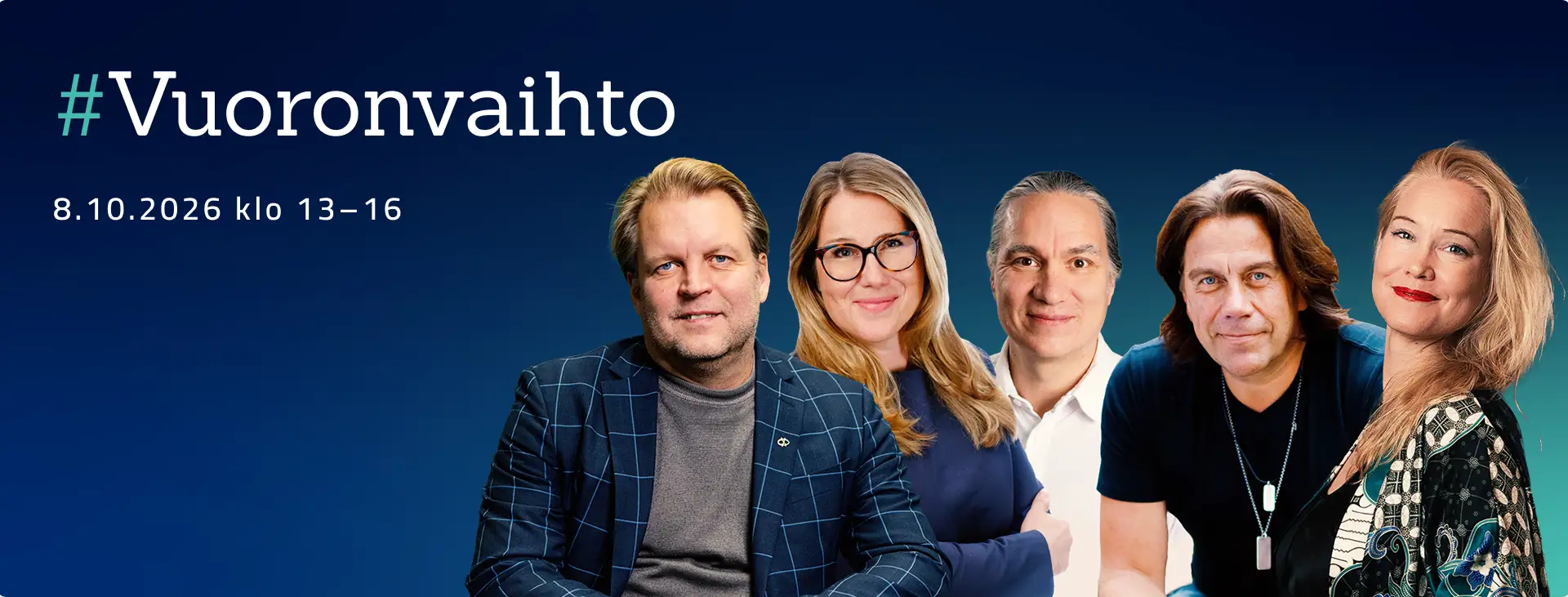 #Vuoronvaihto2026 -verkkotapahtuma tulee taas 