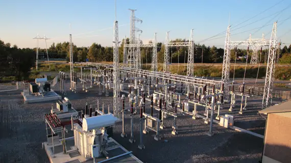 Electric substations, power transmission and distribution systems