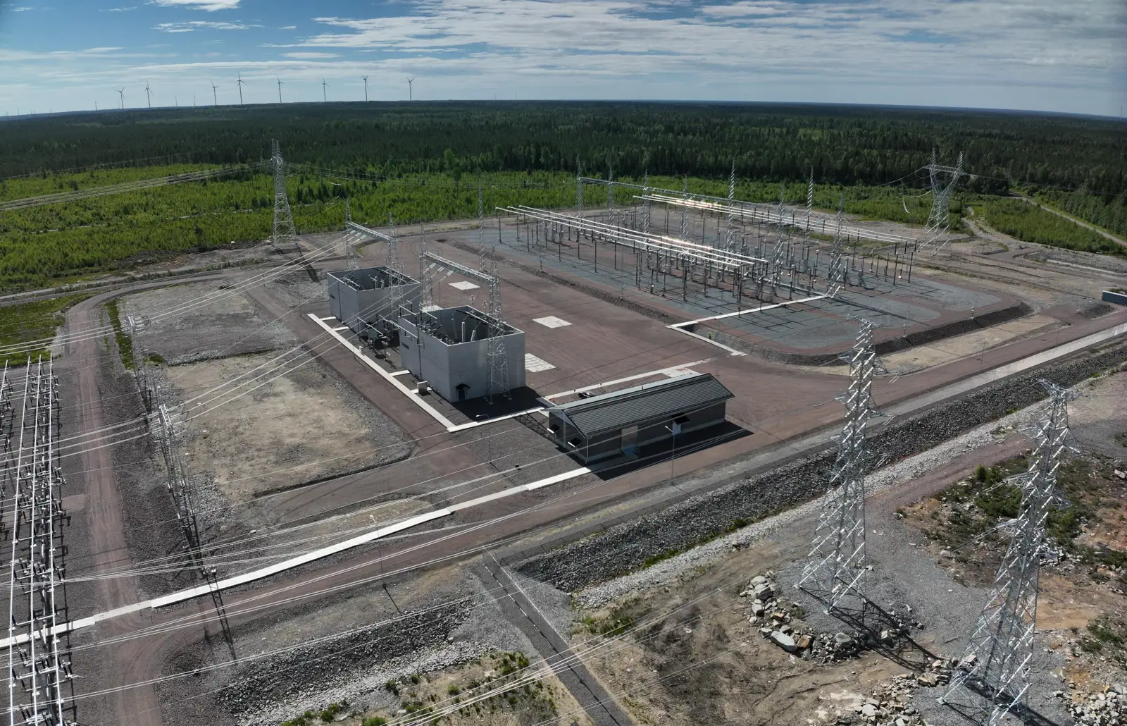 Kuvituskuva Valkeuden sähköasemasta