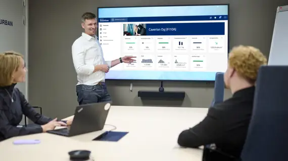 Caverion SmartView – digitaalinen alusta antaa kiinteistön omistajalle ja managerille reaaliaikaisen näkyvyyden kiinteistön olosuhteisiin