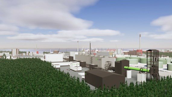 Teollisuuden investointi- ja kehityshankkeiden esittäminen/kuvaus/visualisointi/tarina