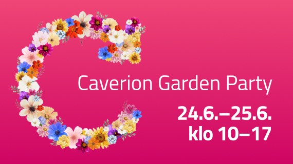 Tervetuloa Caverionin telttaan nauttimaan kesäisestä tunnelmasta!